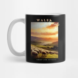 Wales Sunsets Postcard Design Mug